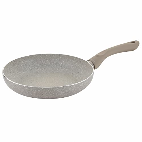 Florina - Bratpfanne aus Aluminium SANDY ORGANIC I 24 cm Durchmesser I Pfanne Induktion I Antihaftbeschichtet Universalpfanne I Geeignet für Induktionsherd, Gasherd und Elektroherd (Grau) von FLORINA