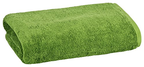 Floringo 2er Pack Duschtuch 70x140 Serie Luxury-Line 630g/m²-kaktusgrün von Floringo