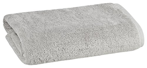 2 er Pack Floringo Handtuch 50x100 Serie Luxury-Line 630g/m²-Mittelgrau von Floringo