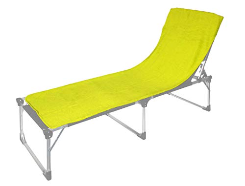 Floringo 2er Pack Schonbezug für Sonnenliege Gartenliege 70x200 Twin-Star 95° waschbar-Kiwi von Floringo