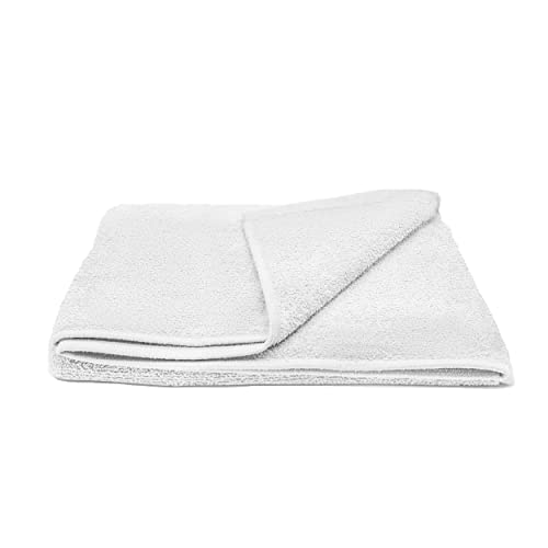 Floringo Microfaser Friseur Handtücher Salonhandtücher 50x90 cm mit saugstarker Oberfläche (weiß) von Floringo