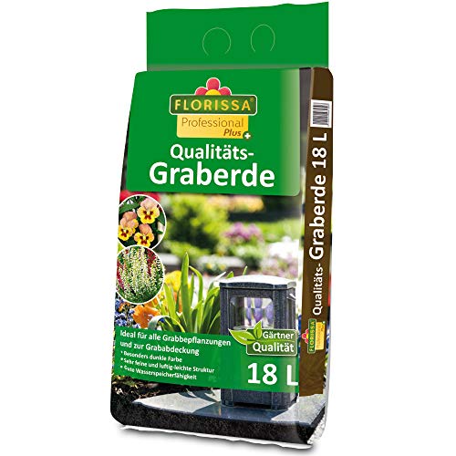 Florissa Professional Plus Qualitäts-Graberde 18L besonders dunkel von Florissa