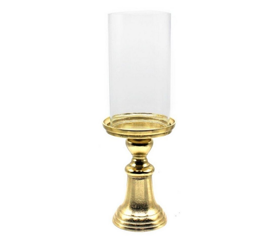 Florissima Windlicht Metall Windlicht Alu/Eden Aluminium gold antik H55 cm (2 St) von Florissima