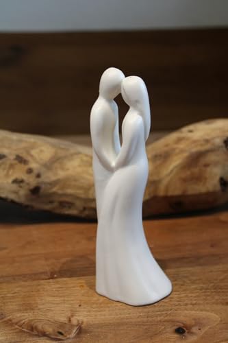 Verliebtes Ehepaar Porzellanfigur - Romantische Hochzeitsdeko in Weiß, 16,5 cm - Elegante Dekofigur für Brautpaar, Liebespaar oder Ehejubiläum - Zeitloses Geschenk für Valentinstag & Jubiläen Verliebtes Ehepaar Porzellanfigur - Romantische Hochzeitsdeko in Weiß, 16,5 cm - Elegante Dekofigur für Brautpaar, Liebespaar oder Ehejubiläum - Zeitloses Geschenk für Valentinstag & Jubiläen von Florissima