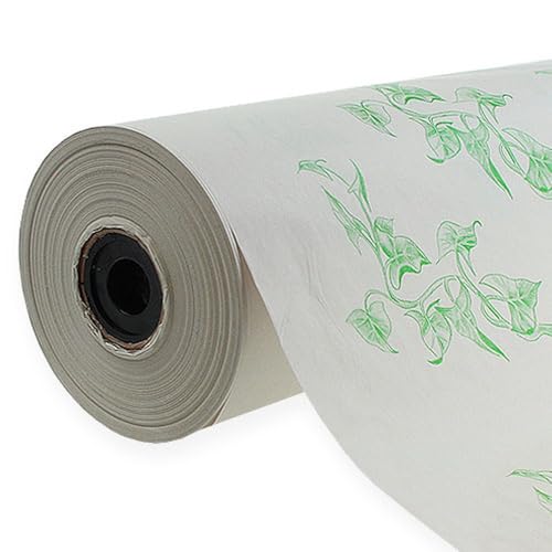 Blumenseide Efeu Papier 50cm Grün 5kg Geschenkverpackung Floristik von Floristik24