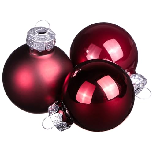 Elegante Weihnachtsbaumkugeln aus Glas für Festliche Dekoration von Floristik24