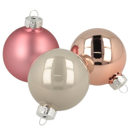 Floristik24 Glas-Weihnachtskugeln edle Baumdeko Festliche Christbaumornamente von Floristik24