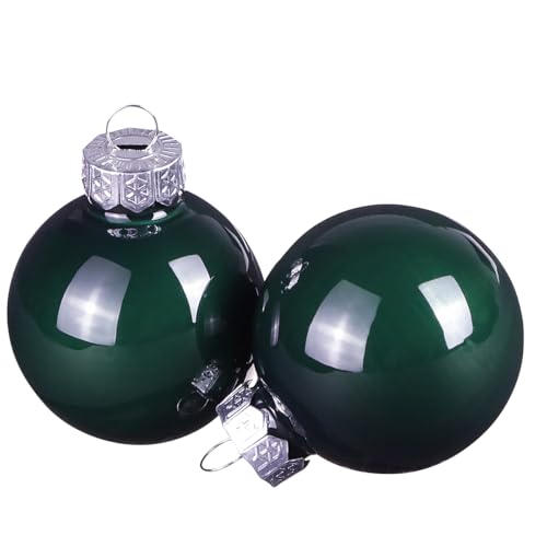 Floristik24 Grüne Mini Weihnachtskugeln Glas 3cm 22 St Christbaumschmuck von Floristik24