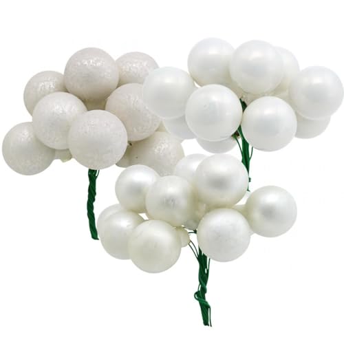Floristik24 Mini Weihnachtskugeln Weiß Marmoriert Sortiert Spiegelbeeren Deko Ø25mm 140St Floristik24 Mini Weihnachtskugeln Weiß Marmoriert Sortiert Spiegelbeeren Deko Ø25mm 140St von Floristik24