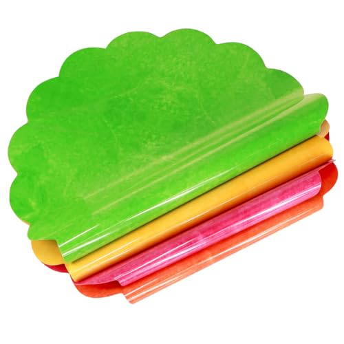 Floristik24 Rondella-Manschetten Neon Marmoriert Ø37cm 100 St von Floristik24