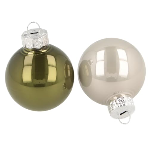 Glanzvolle Christbaumkugeln aus Echtglas für Festliche Dekoration von Floristik24
