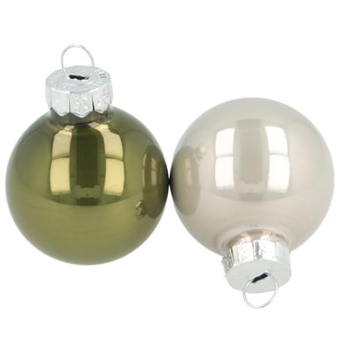 Glas-Weihnachtskugeln Mini für Festliche Deko und Bastelideen von Floristik24