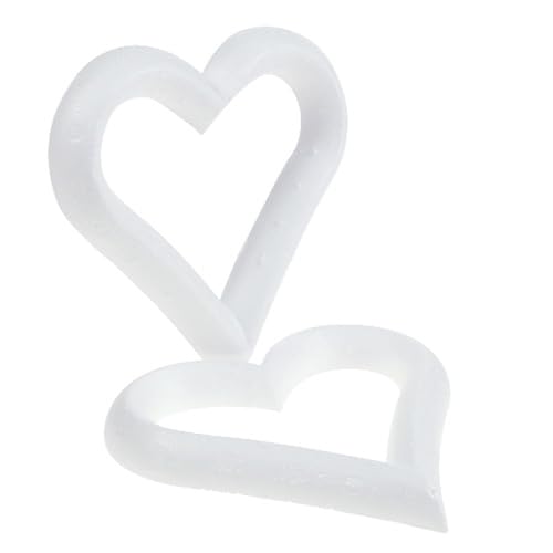 Herz-Deko für Hochzeiten und Feste aus weißem Styropor Herz-Deko für Hochzeiten und Feste aus weißem Styropor von Floristik24