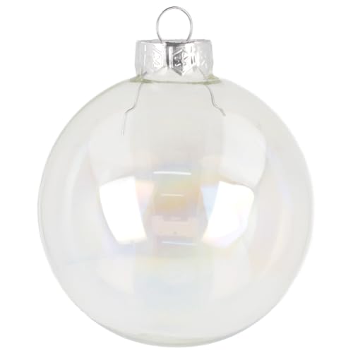 Schimmernde Weihnachtsbaumkugeln Glas Deko für festlichen Glanz von Floristik24