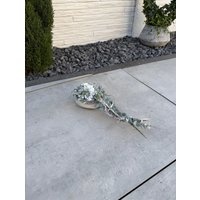 Grabschmuck Zu Allerheiligen Oder Gedenktag. Grabgesteck Grabdeko Urnengrab Steinherz von FloristikDekoWilhelm