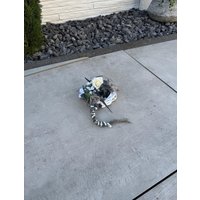 Grabschmuck Zu Allerheiligen Oder Gedenktag. Grabgesteck Grabdeko Urnengrab. Kleines Auf Rattanring. Ca. 10 cm Ø von FloristikDekoWilhelm