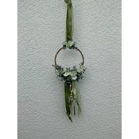 Türschmuck Wandschmuck Fensterschmuck Ganzjährig. Dekoring Aus Jute. Ca. 20 cm Ø von FloristikDekoWilhelm