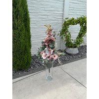 xl-Grabgesteck in Steckvase Mit Gerbera Und Rosafarbenen Blüten. Grabschmuck Allerheiligen Gedenktag. Grabgesteck Grabdeko Urnengrab xl-Grabgesteck in Steckvase Mit Gerbera Und Rosafarbenen Blüten. Grabschmuck Allerheiligen Gedenktag. Grabgesteck Grabdeko Urnengrab von FloristikDekoWilhelm