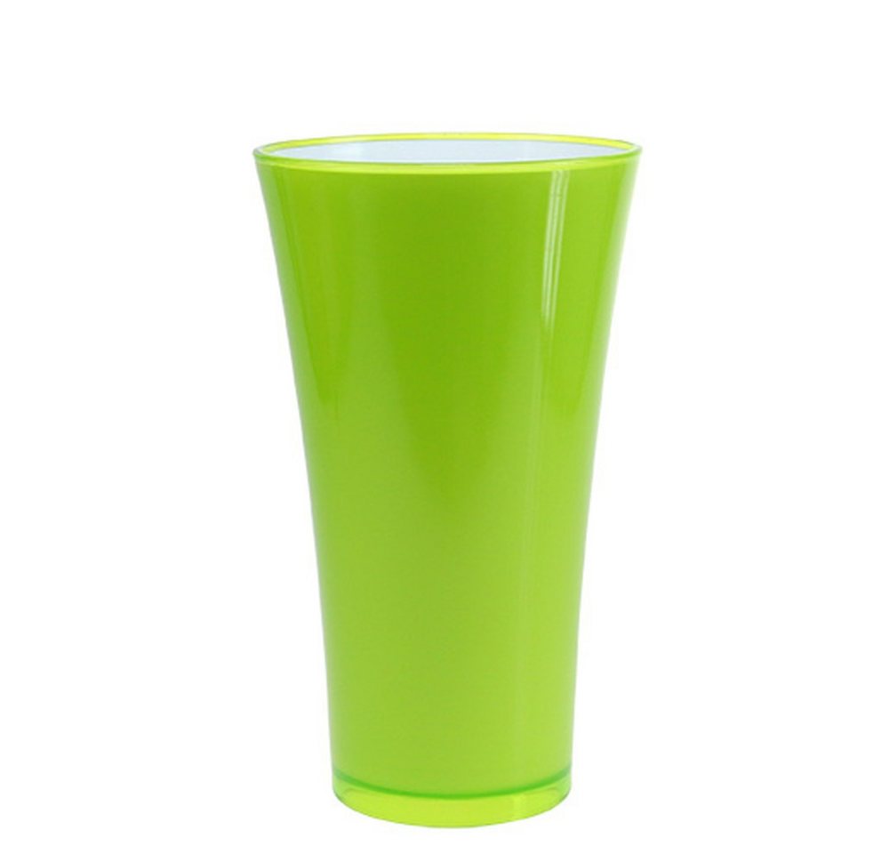 Viana Blumentopf Design Vase "Fizzy" konisch in Apfelgrün - Kunststoff - H35cm Ø20cm - Viana Blumentopf Design Vase "Fizzy" konisch in Apfelgrün - Kunststoff - H35cm Ø20cm - von Viana