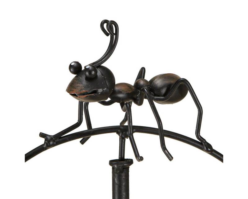 Viana Gartenfigur Gartenstecker Ameise Metall Windspiel Deko 66cm 2er Set von Viana
