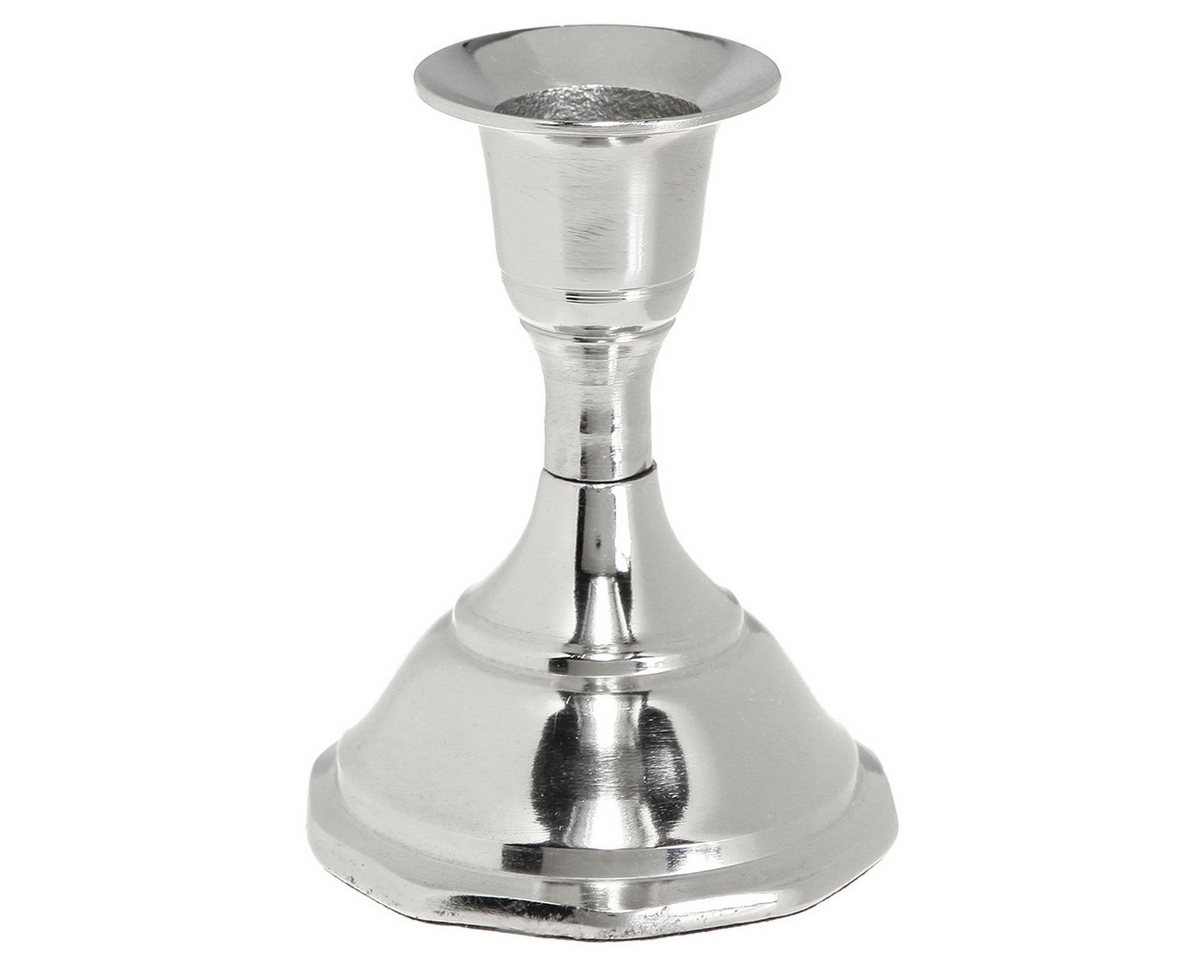Viana Kerzenhalter Silberner Metall Kerzenhalter 9,5cm 2er Set Deko Viana Kerzenhalter Silberner Metall Kerzenhalter 9,5cm 2er Set Deko von Viana
