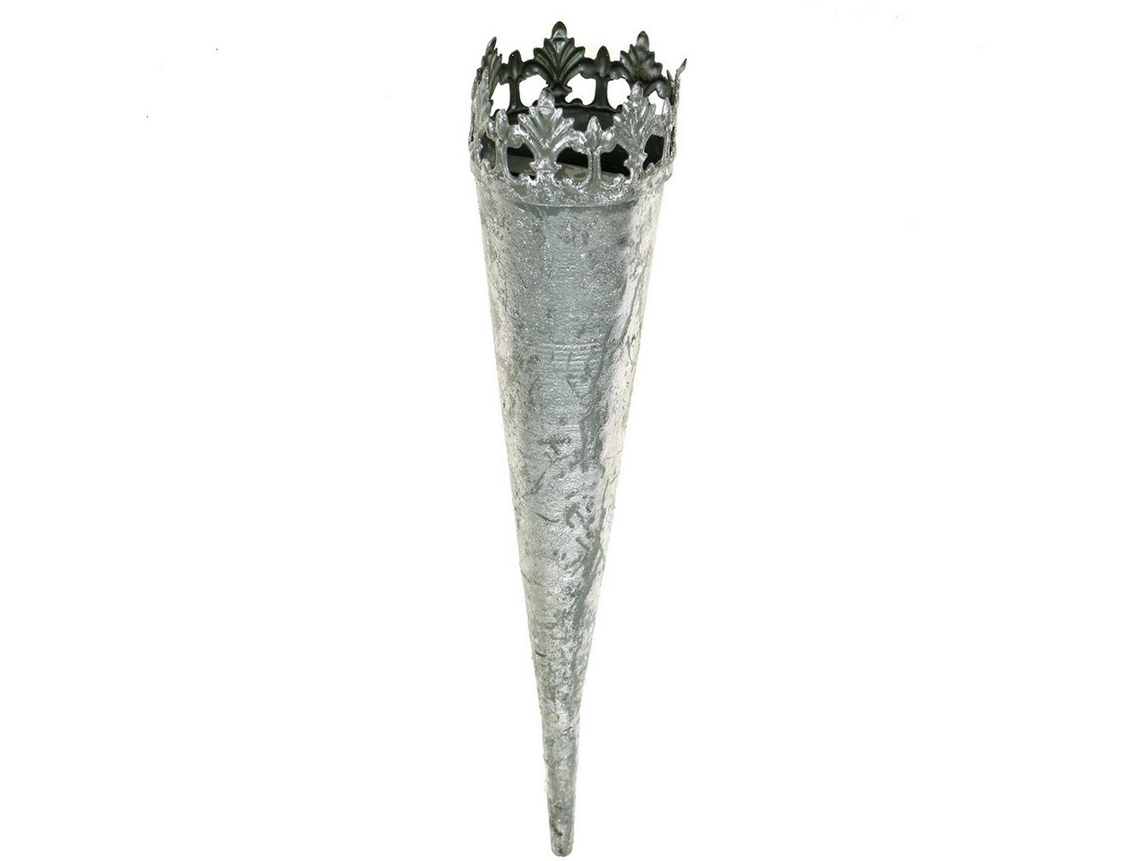 Viana Kerzenhalter Teelichthalter Stecken Silber Vintage Weihnachten 24cm 4er Set von Viana