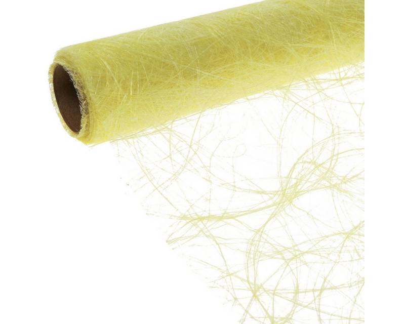 Viana Tischläufer Deko Vlies Sizoweb Tischläufer Gelb 30cm x 5m Tischdeko von Viana
