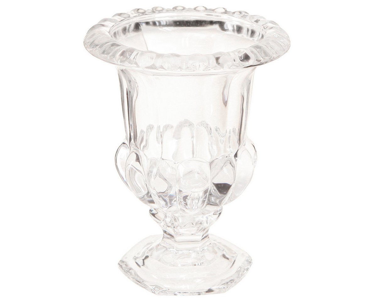 Viana Tischvase Glasvase Retro 14cm Ø11cm Vintage Dekoration Klar Vase mit Fuß Viana Tischvase Glasvase Retro 14cm Ø11cm Vintage Dekoration Klar Vase mit Fuß von Viana