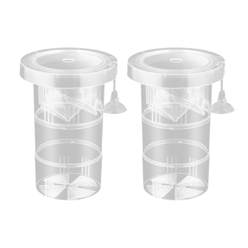 2pcs Fischzuchtbehälter Schwimmende Atmungsaktive Design Isolationsbox Für Bratenschutz Und Wasserpflanze Kindergarten Space Fishtanks Brutbox von Florisync
