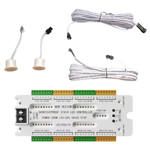 32 Kanalbewegungssensoren 12V 24 V LED Treppenleuchte Controller Ersatztreppe Leiter Schritttreppe 32 Kanalbewegungssensoren 12V 24 V LED Treppenleuchte Controller Ersatztreppe Leiter Schritttreppe von Florisync