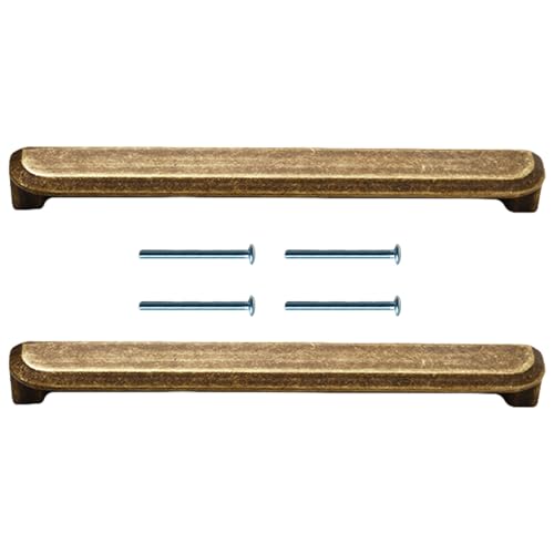 Florisync 2pcs Vintages Bronzeschrankgriffe Stabile Zineslegierung Für Einzigartige Dekoration Und Innenausstattung Enthusiasten Schlafzimmer Schubladenknöpfe von Florisync