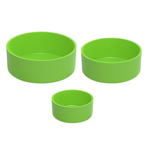 Florisync 3pcs Reptiles Lebensmittel Wasserschalen Für Kleine Kunststoff Fütterungsschale Mit Glatten Oberflächen Für Amphibien Einfache Wartung Hitzebeständige Reptilien Geschirr Florisync 3pcs Reptiles Lebensmittel Wasserschalen Für Kleine Kunststoff Fütterungsschale Mit Glatten Oberflächen Für Amphibien Einfache Wartung Hitzebeständige Reptilien Geschirr von Florisync