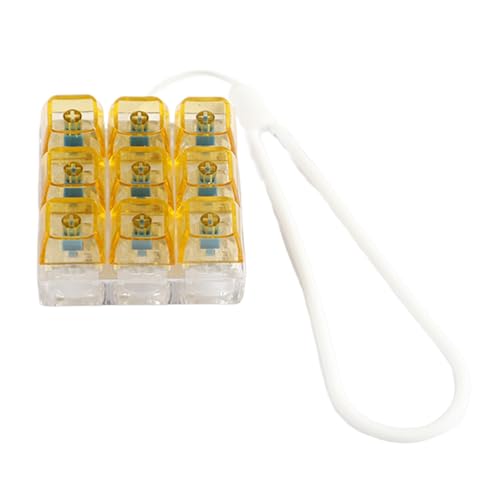 Florisync 9-Tasten Mechaniktastaturschalter Tester 9 Clicky Tasten Mit Silikonschlüsselkette Für Spannungsbekämpfung Und Office Decoration Tastatur Switches Testwerkzeug Florisync 9-Tasten Mechaniktastaturschalter Tester 9 Clicky Tasten Mit Silikonschlüsselkette Für Spannungsbekämpfung Und Office Decoration Tastatur Switches Testwerkzeug von Florisync