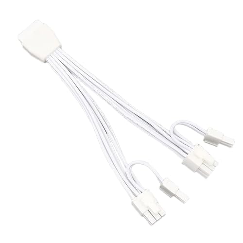 Florisync PCIE5.0 16Pin (12+4Pin) Bis 2x8Pin 12VHPWR GPU Kabel Gerade Stecker 16AWG Extender Für Desktop Kompatibilitätsleistung Adapter von Florisync