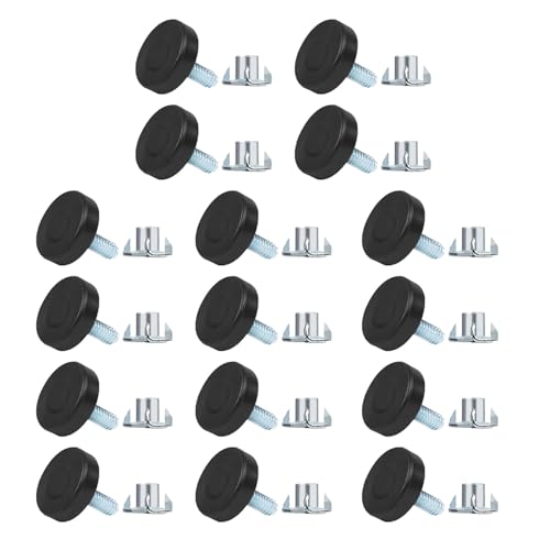 Florisync Packung Von 16 Robusten Metallmöglichkeiten Leveler Einstellbare Höhenschraube In Füßen Für Tischstuhlstuhlbein Schutzmöbel Füße von Florisync