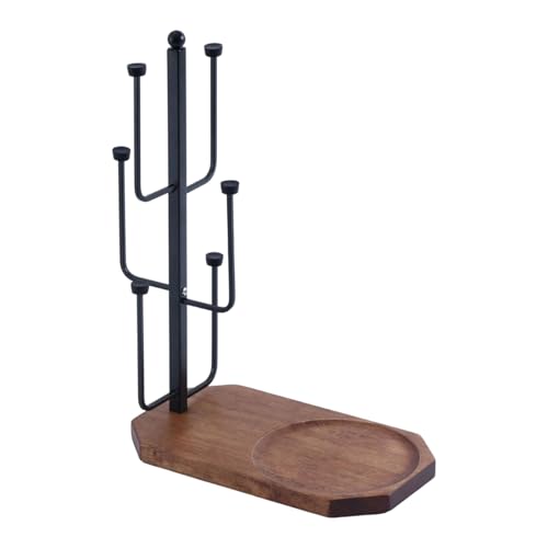 Florisync Platz Sparende Vertikale Becher Rack Hält 6 Tassen Und Kaffeetöpfe Küche Arbeitsplatte Organizer Tablett Tasse Display Stand Counttop Tasse Rack von Florisync
