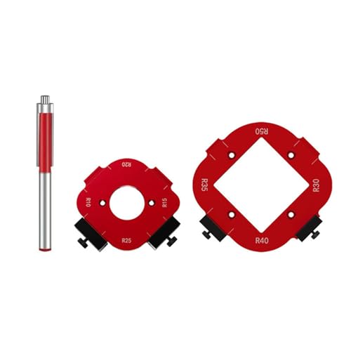 Router Vorlagen Für Die Holzbearbeitungs Eckradius Schablone (R10/15/20/25/R30/R35/R40/R50) Vorlagen Für Holzbearbeitung von Florisync