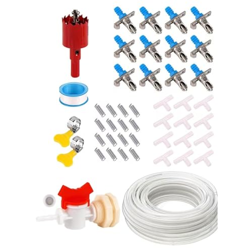 Tierwässerungssysteme Mit Plastikrohr Und Schlauch 6/12/24 Prozent Brustwarzen Trinker Für Kaninchen Käfig Wasser Zubehör Pet Waterer Für Kaninchen Frettchen Meerschweinchen von Florisync