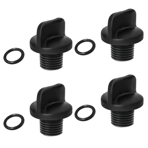 Universals Poolpumpen Abflussstecks Set 4PCS Dichtung O Ringe Designs Für Mehrere Systemkompatibilität Verwenden Abflussstecker Ersatzsatz von Florisync