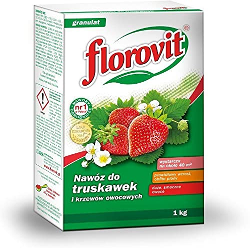 Dünger für Erdbeeren Und Obststräucher Obstdünger NPK Mineraldünger 1kg von Florovit