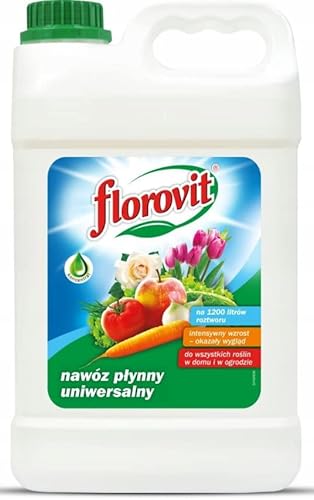 Flüssigdünger Universal Gartendünger Blattdünger für Gemüse Blumen Frucht 2,5L von Florovit