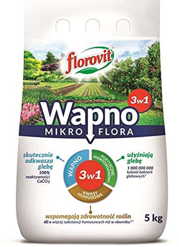 Gartenkalk Rasenkalk Düngekalk Naturkalk Mit Mikroorganismen Huminsäuren 5kg von Florovit