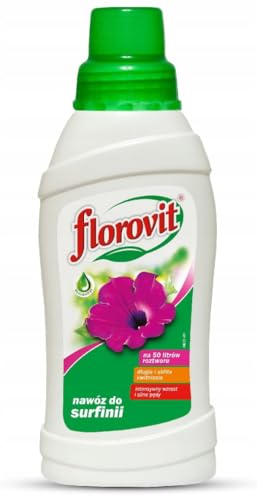 Surfinien Dünger Spezial Flüssigdünger Für Hängepetunien 50L Gießwasser 500ml von Florovit