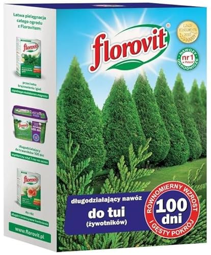 Thuja Langzeitdünger Hecken Lebensbaum Zypressen Dünger Langzeitwirkung NPK 1kg Thuja Langzeitdünger Hecken Lebensbaum Zypressen Dünger Langzeitwirkung NPK 1kg von Florovit