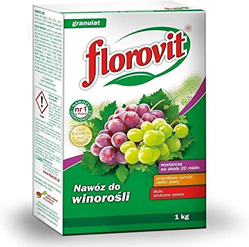 Weinreben Dünger Beerendünger Trauben Weintrauben Weinstock Pflanzen NPK 1kg von Florovit