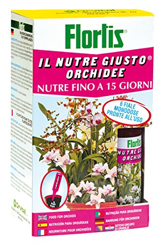 Flortis 1210960 Nutre Giusto für Orchideen, 210 ml, 5,5 x 8,5 x 14,5 cm von Flortis