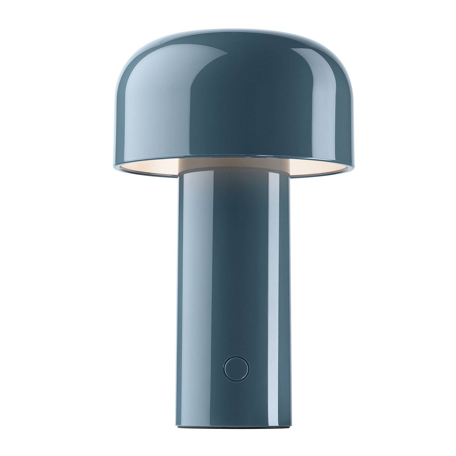 FLOS Bellhop aufladbare LED-Tischleuchte, graublau von Flos