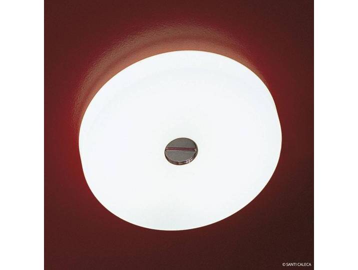 FLOS Deckenlampe BUTTON, dimmbar, weiß / opal, für Wohn- / Esszimmer, Glas, Design, Deckenlampe von Flos