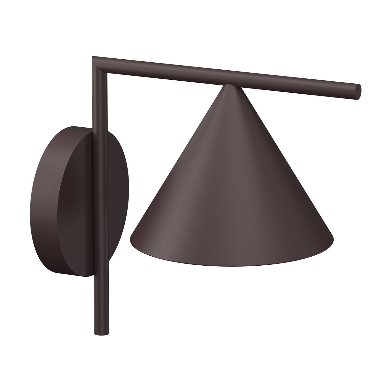 FLOS Captain Flint Außenwandlampe 2.700K braun von Flos