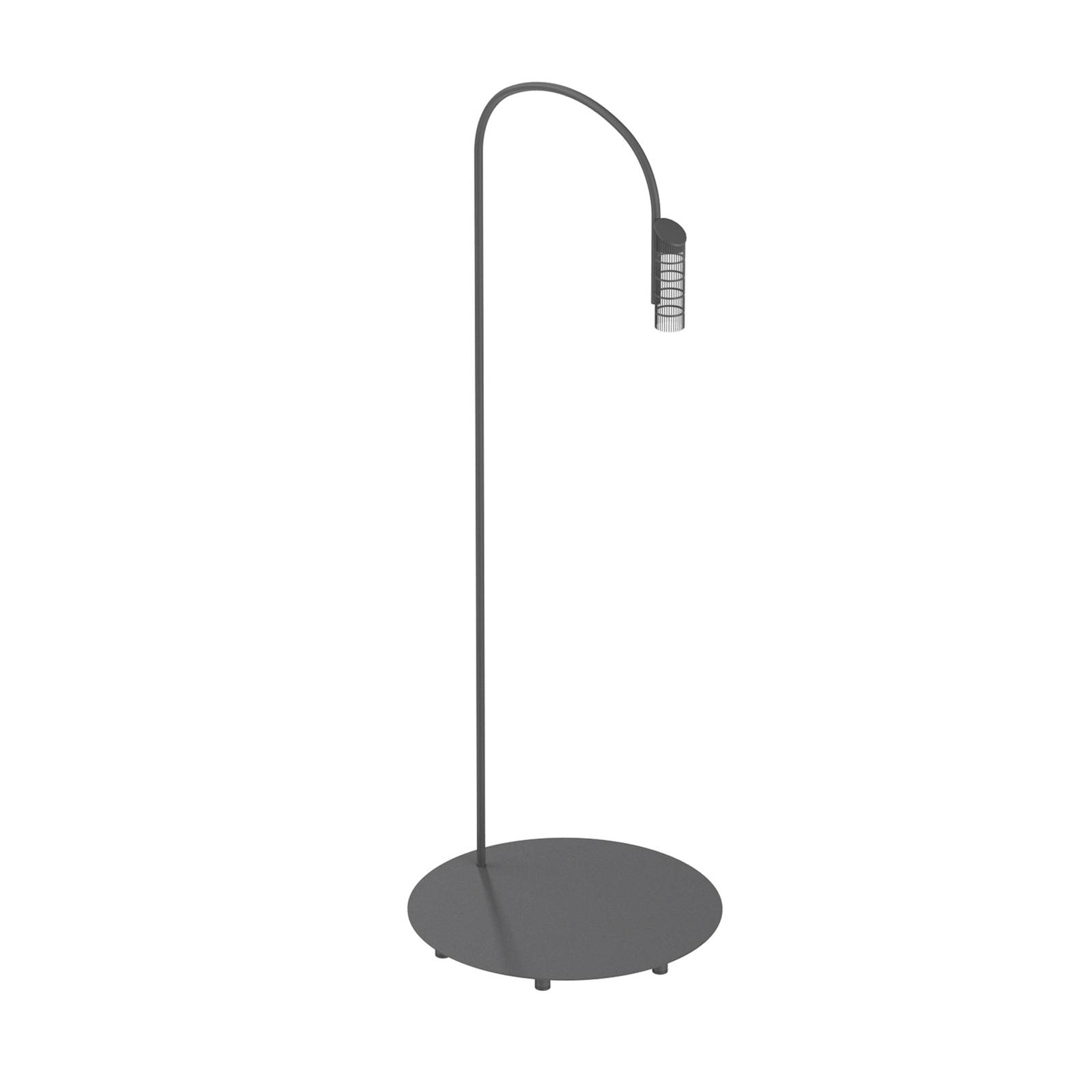 FLOS Caule Floor 3 Nest Stehlampe 2.700K anthrazit von Flos